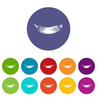 Taze salatalık Icons set