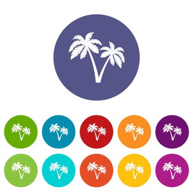 İki avuç içi Icons set