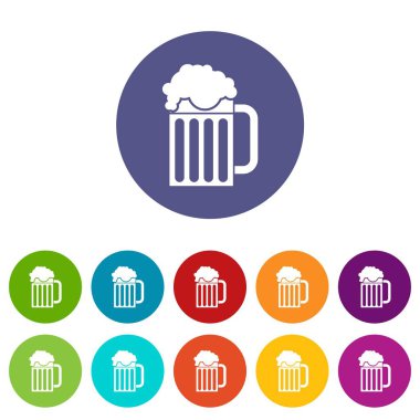Bira bardağı Icons set
