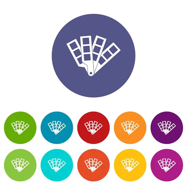 Renk paleti Kılavuzu Icons set