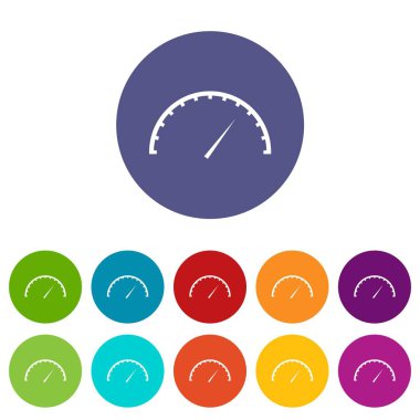 Hız göstergesi Icons set