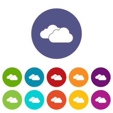 Bulutlar Icons set