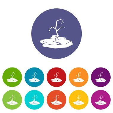 Kuraklık Icons set