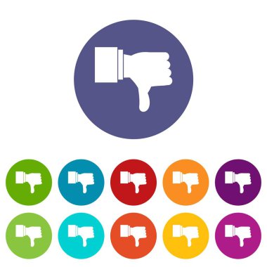 Jest set simgeleri başparmak