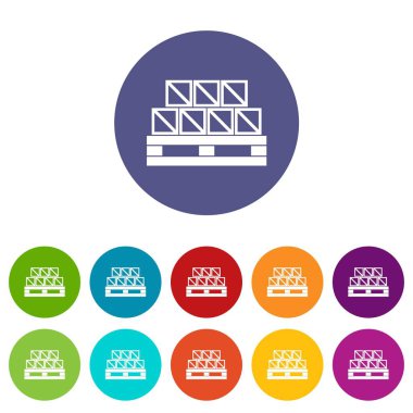 Kutuları ürünler Icons set