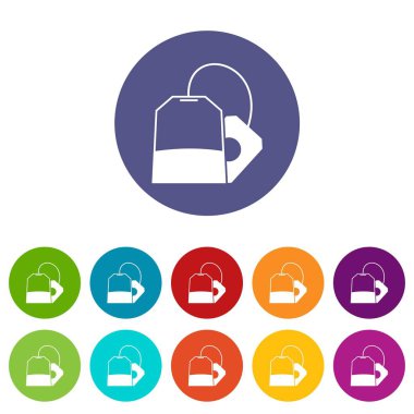 Teabag Icons set
