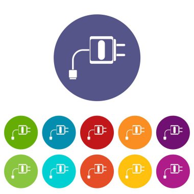 Mini şarj Icons set