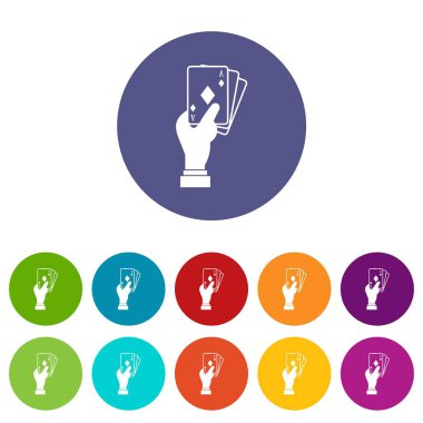 El tutma iskambil Icons set