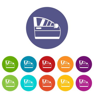 Arabanın kapısını Icons set