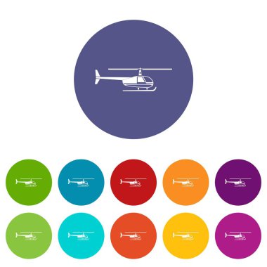 Helikopter Icons set