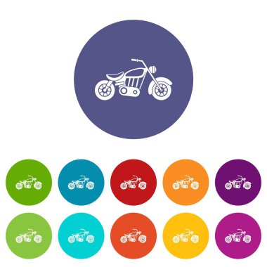 Motosiklet Icons set