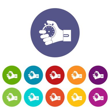 El tutma kronometre Icons set