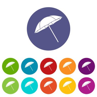 Şemsiye Icons set