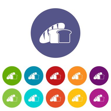Ekmek Icons set