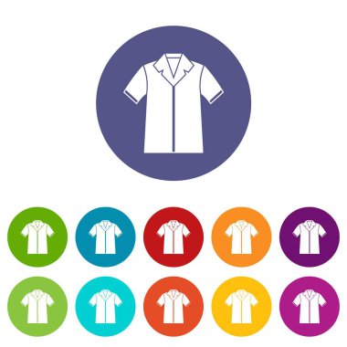 Gömlek polo Icons set