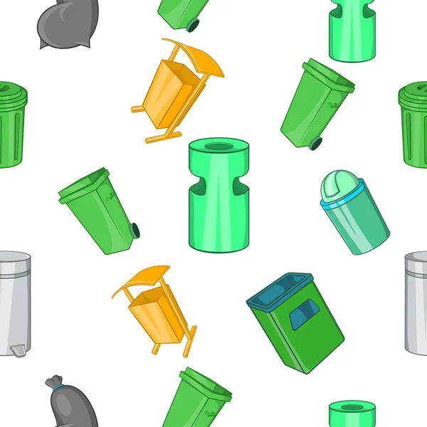 垃圾回收模式，卡通风格 — 图库矢量图片