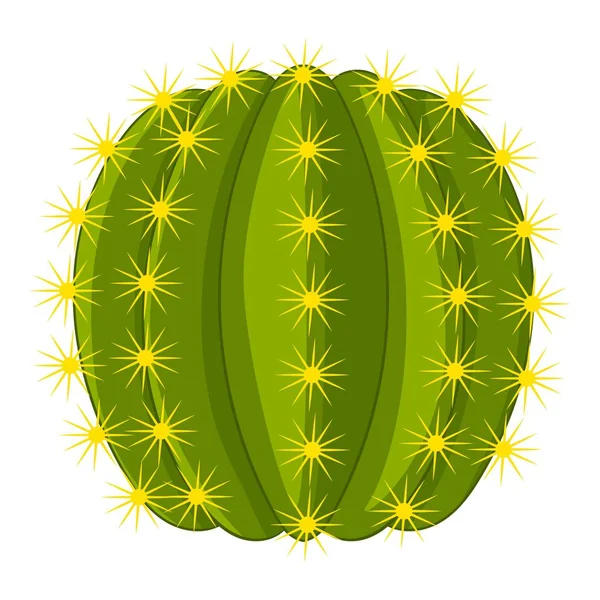 Icono de Ferocactus, estilo de dibujos animados — Vector de stock