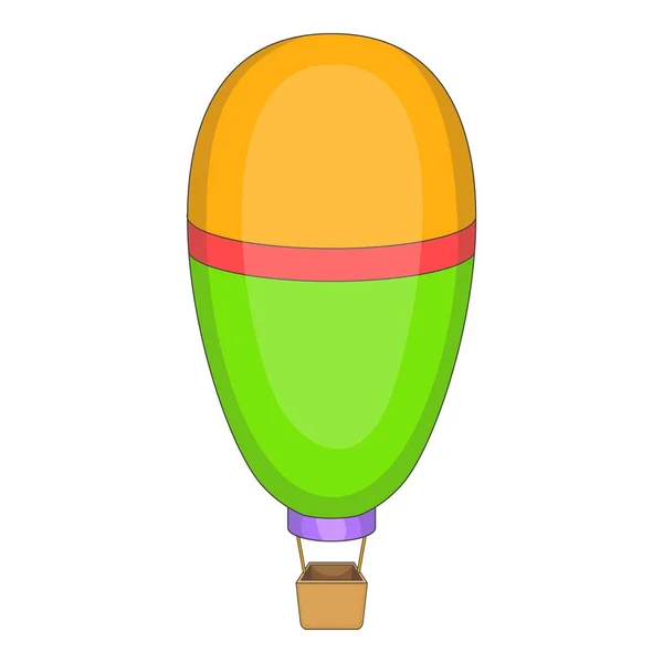 Ovale ballon pictogram, cartoon stijl — Stockvector