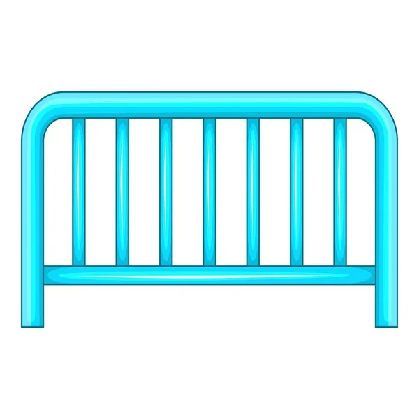 Kovový plot ikona, kreslený styl — Stockový vektor