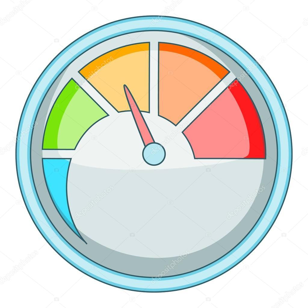 Indicator icon, cartoon style