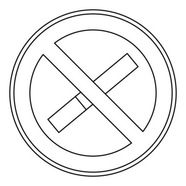 Anahat stili yok yasaktır işareti simgesi