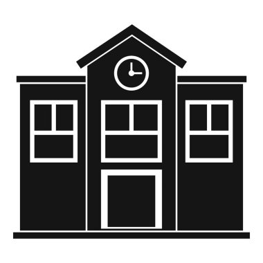 Okul simgesi, basit tarzı