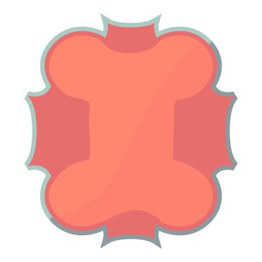 Küçük etiket simgesi, karikatür tarzı