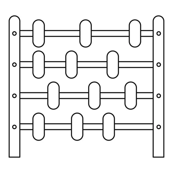 Barn abacus ikon, dispositionsformat — Stock vektor