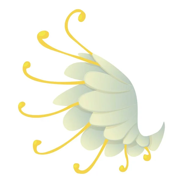 Vleugel pictogram, cartoon stijl — Stockvector