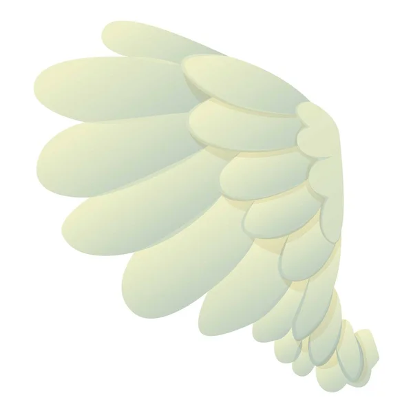 Dove vleugel pictogram, cartoon stijl — Stockvector
