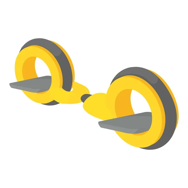 Kleine segway pictogram, cartoon stijl — Stockvector