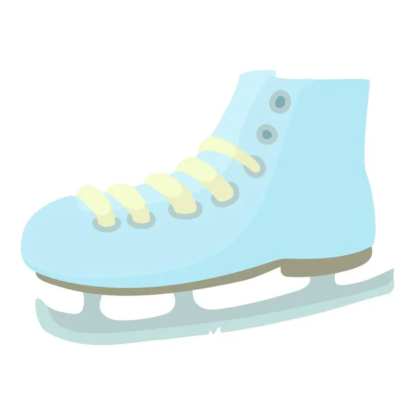 Ice skate icon, cartoon style — Stock Vector