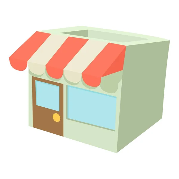 Ícone de loja, estilo dos desenhos animados — Vetor de Stock