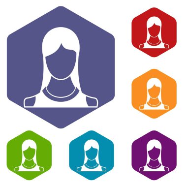 Kadın Icons set