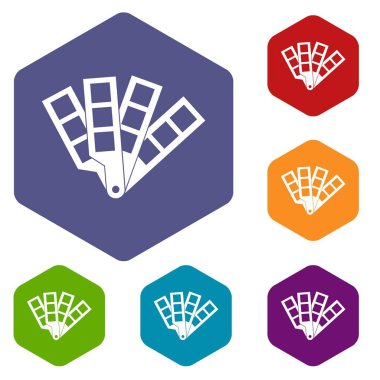 Renk paleti Kılavuzu Icons set