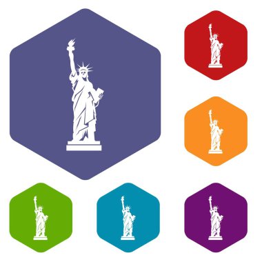 Özgürlük Icons set heykeli