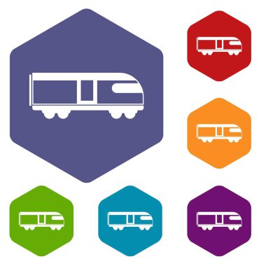 İsviçre dağ treni Icons set