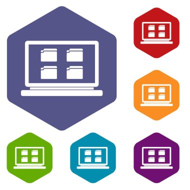 Masaüstü simgelerini seti