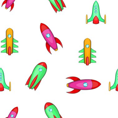 Uzay gemisi desen, karikatür tarzı