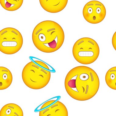 Gülen desen, karikatür tarzı