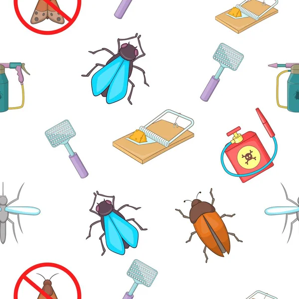 Böcekler desen, karikatür tarzı