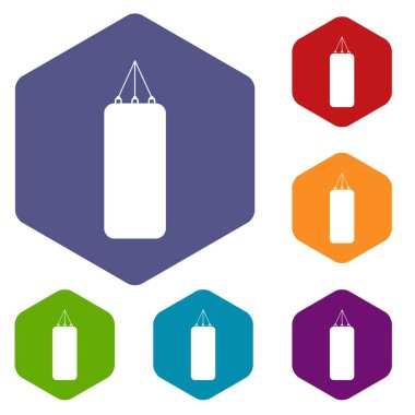 Boks simgeler kümesi için kum torbası