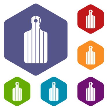 Kesme tahtası Icons set