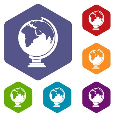 Kapalı kitap Icons set