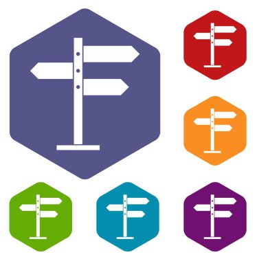 Yön işaretleri Icons set