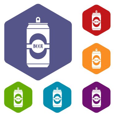 Alüminyum miyim Icons set