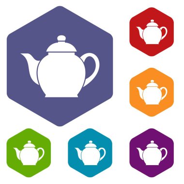 Çaydanlık Icons set