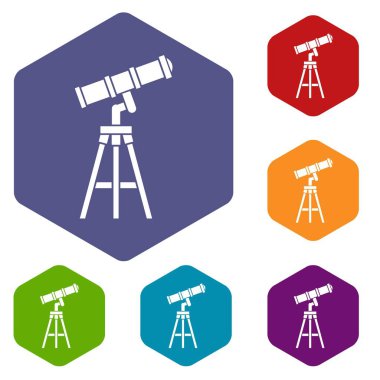 Teleskop Icons set