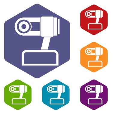 Webcam Icons set