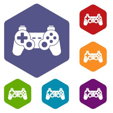 Oyun kumandası Icons set